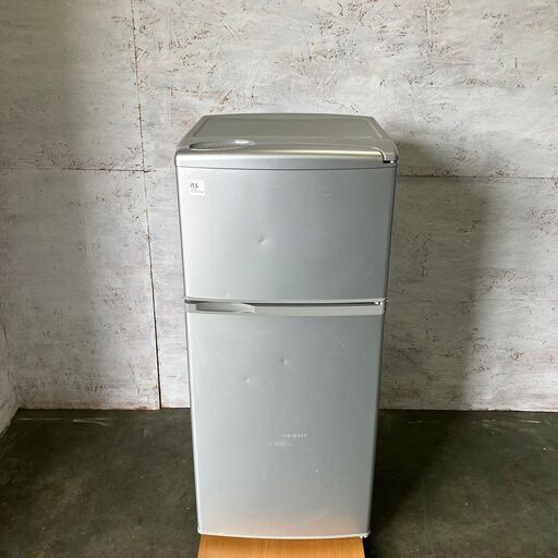 【SANYO】 サンヨー 2ドア 冷凍冷蔵庫 容量109L 冷凍室29L 冷蔵庫80L SR-111U(SB) 2011年製 J0554