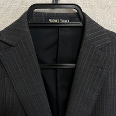 PERSON'S FOR MEN ストライプジャケット　グレーの画像