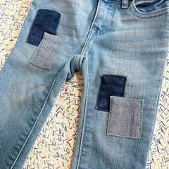 最終価格！baby GAP ベビーギャップ　パッチワークデニム パンツの画像
