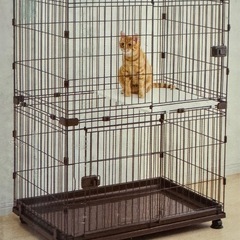 【未使用】アイリスオーヤマ　猫用サークル