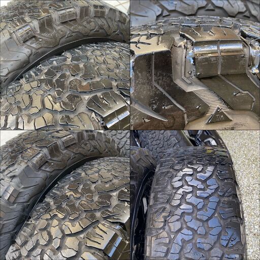 RAYS TEAM DAYTONA FDX-F6 17インチ 8J +20 6穴 PCD139.7 BF Goodrich 265/7
