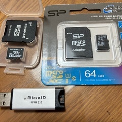 未開封64GB  MicroSDカード2枚
(1枚新古品)Mic...