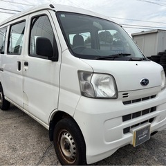 【支払総額14.8万円】h26年式サンバーバン（ハイゼットカーゴ）車検令和8年1月機関良好 修復歴無し！不具合無し！激安軽バン♩の画像