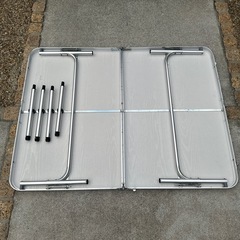 アウトドアテーブル　120×90 高さ2段階の画像