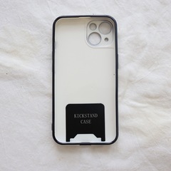 【新品】iPhone用スタンドケース★ホワイト★6.1インチ★ipone13の画像