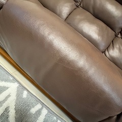 ⭐️キャンペーン 美品‼️早い者勝ち マナベ 3人掛け本革ソファ