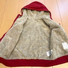 ２枚セット♪ 冬用 110センチ 120センチ あったかボアパーカー　の画像