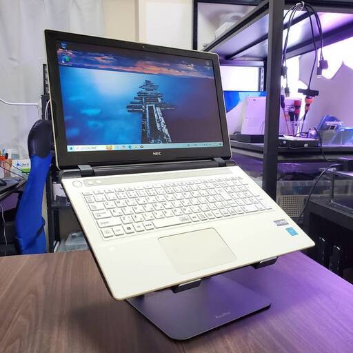 格安 高速起動 SSD メモリ8GB NEC ホワイト ノートPC Win10 webカメラ テンキー 全国発送