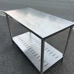 ☆中古品 厨房用品 収納作業台 サイズ：1200×600×840㎜☆