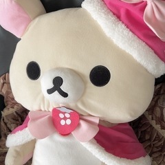 新品♥️クリスマス仕様の大きな【リラックマ】ぬいぐるみ、飾り、飾り、インテリア、クリスマスの画像