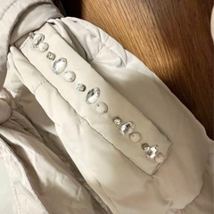 🤍セシルマクビー　ビジューつきコートワンピの画像