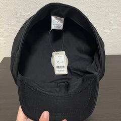 【新品未使用】キャスケット　黒の画像