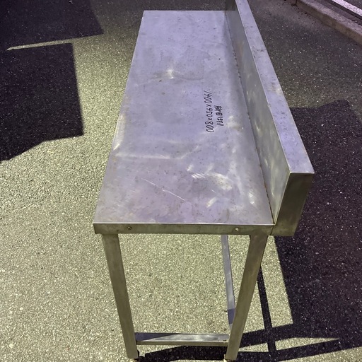 ☆ 中古品 ステンレス作業台  1400×450×800 厨房用品  ☆