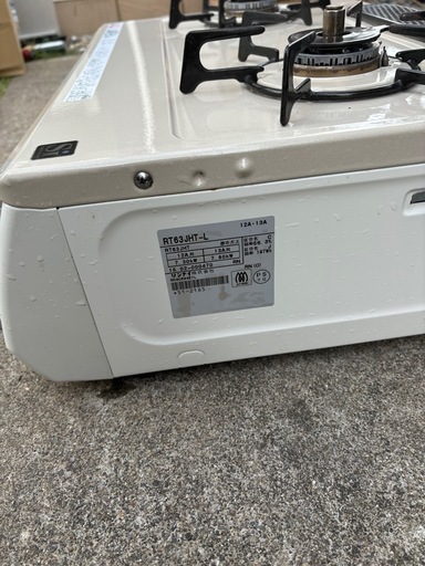 都市ガスRinnai RT63JHT-Lガスコンロ