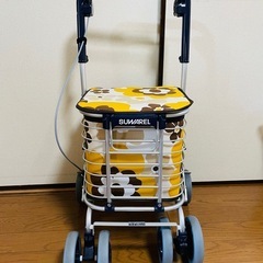 シルバーカー　スワレル 花柄イエロー