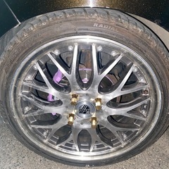 16インチ　5.5J+45 165/45R16 4本の画像