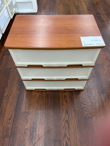 ★ジモティ割あり★  衣装ケース ブラウン H63×D43.5×W68 クリーニング済み TJ9592