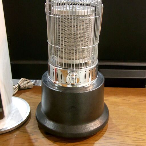モダンデコ レトロ電気ストーブ yth-01-sbk【モノ市場東海店】147