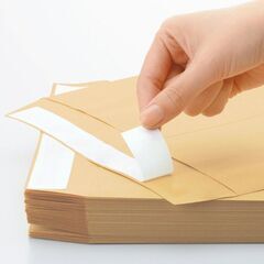 角2 (A4) 封筒 【テープ付き】 アスクル オリジナルクラフト封筒 200枚入り 1箱分の画像