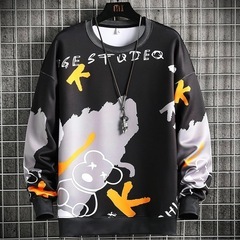  秋冬服 メンズ トレーナー おしゃれ スウェット プルオーバー...