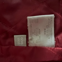 UNIQLOダッフルコート赤　サイズ：XLの画像