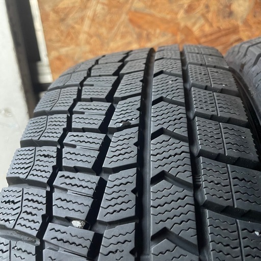 バリ山　DUNLOP ダンロップ　WM02 195/65R16 スタッドレス　タイヤ　2019年製　16インチ
