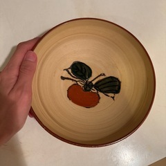柿のお皿　の画像