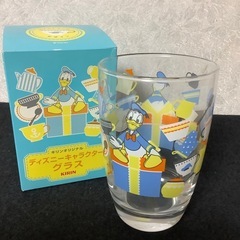 ディズニー　ドナルドダック　キリン　ノベルティ　グラス　コップ　...