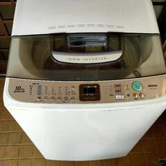 決まりました　SANYO　全自動洗濯機　10kg