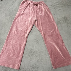 ぴんくベロアパンツ