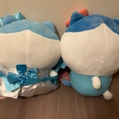 ハチワレ ぬいぐるみ 2個セットの画像