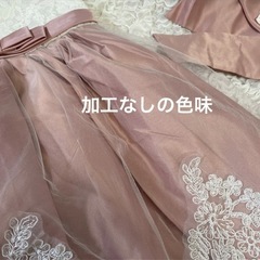ベビー　ドレス　90　ピンク　レース　リボン　撮影　誕生日　の画像