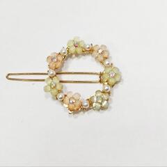 新品！花と月のヘアピン3個セット　ヘアクリップ　バレッタの画像