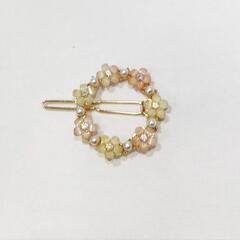 新品！花のヘアピン3個セット　ヘアクリップ　ヘアアクセサリーの画像