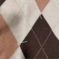 PATTERN アーガイルニット　黒無地ニットの画像