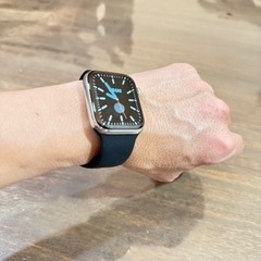 アップルウォッチseries4 44mmミラネーゼループ ベルト ステンレスの画像