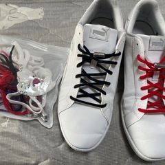 PUMAスマッシュ バック スニーカー靴紐セット