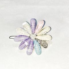 新品！月と花のヘアピン2個セットの画像