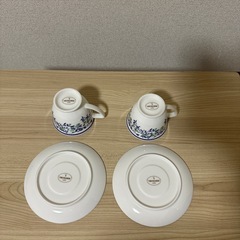 TRUSSARDI table  カップ&ソーサー　2客セットの画像