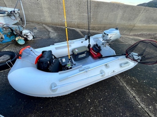 【お話中】ゴムボート 二馬力船外機 セット