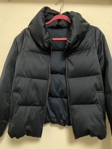 値下げ中！アダムエロペ軽量ダウンコート ネイビー