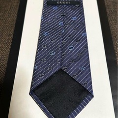 GUCCI☆グッチ☆ネクタイ☆ネイビーGGドット☆大剣約8.2cmの画像
