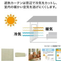 価格引下げ中！ニトリ　カーテン プロット イエローグリーン（幅150/丈200）X2の画像
