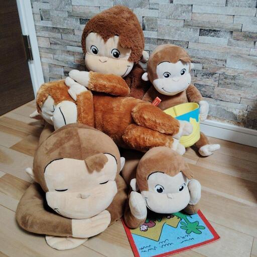 ジョージ君のぬいぐるみまとめ売り