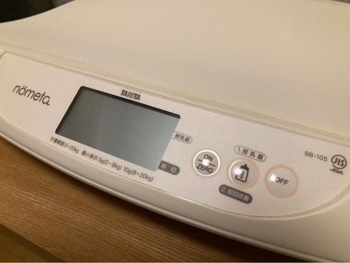 【受付終了】タニタ 体重計 ベビースケール BB-105 IV no 授乳量機能付き