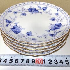 【セール中】NARUMI 金縁ケーキ皿5枚セットの画像