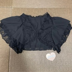 POWDER SUGAR 黒 ボレロ　結婚式