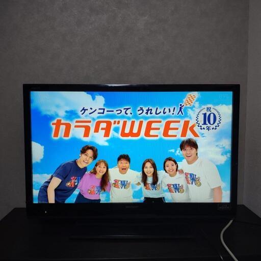 テレビ美品 SHARPアクオス32型