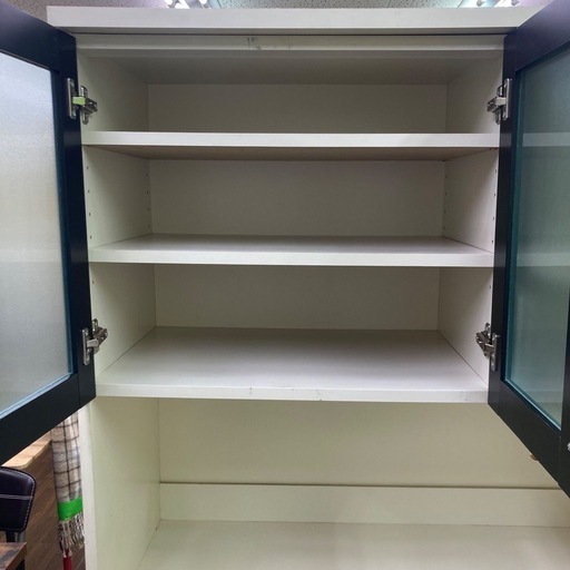 食器棚 キッチンボード ホワイト レンジ台 キッチン収納 レンジボード