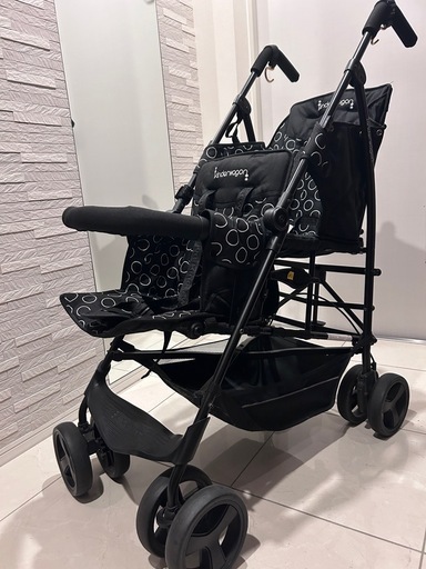 キンダーワゴン　DUOシティHOPⅡ ２人乗りベビーカー